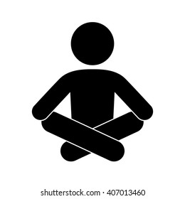 Meditation Icon Images, Stock Photos & Vectors | Shutterstock