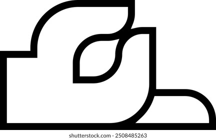 meditation icon. Thin linear style design isolated on white background