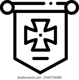 meditation icon. Thin Linear Style Design Isolated On White Background