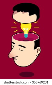 Meditation with idea