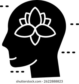 Meditation Line vector Icon Design