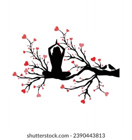Medición con vector de rama de árbol de amor