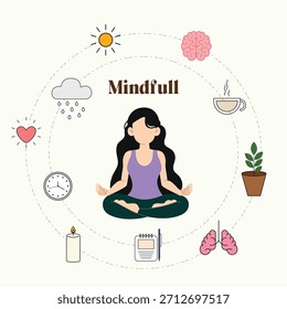 La meditación y la atención plena aumentan la fuerza de la mente y le dan flexibilidad al cuerpo para el yoga 