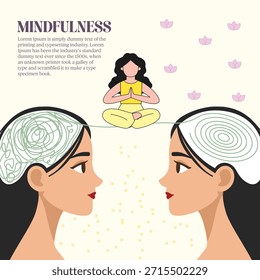La meditación y la atención plena aumentan la fuerza de la mente y le dan flexibilidad al cuerpo para el yoga 