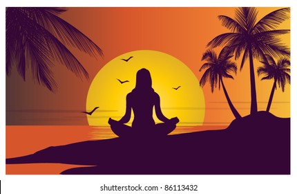 meditation on the ocean