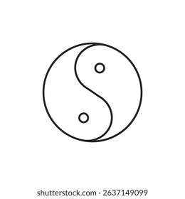 Meditation Practice Yoga and Zen icon. Relaxation Inner Peace Self-knowledge Inner Concentration Editable Stroke Line icons collection
