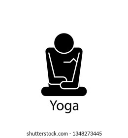meditation, training, yoga icon. Element of Peace and humanrights icon. Premium quality graphic design icon. Signs and symbols collection icon for websites