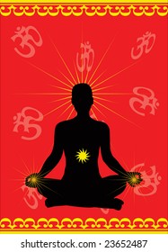 Meditation - vector