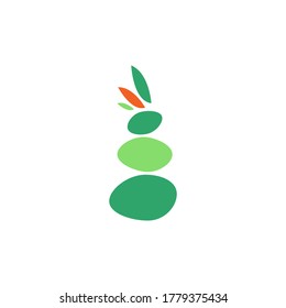 diseño del logotipo del icono del vector de meditación