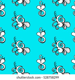 Meditation vector illustration set. Hand drawn. Indian, prints for t-shirts and other textiles