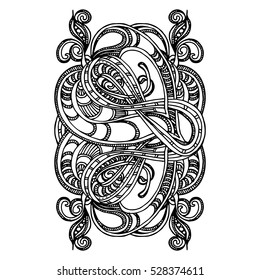Meditation vector illustration set. Vintage decorative vector elements isolated. Hand drawn. Indian. Tattoo, spirituality, prints for t-shirts and other textiles.Coloring book for adults.