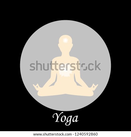 meditation vector yoga