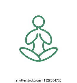 Meditation yoga pose