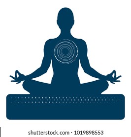  Meditation Yoga Sitting Pose Vector Outline Illustration