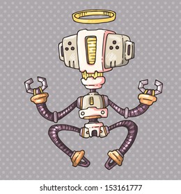 meditator robot
