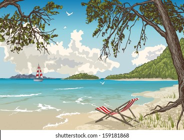 Playa mediterránea