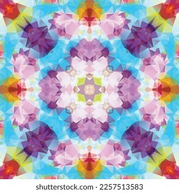 Mediterranes Mosaik nahtlose Muster Design, Wiederholte Textilien-Design, Stoffdruck.