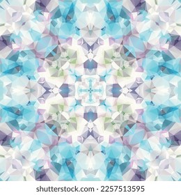Mediterranes Mosaik nahtlose Muster Design, Wiederholte Textilien-Design, Stoffdruck.