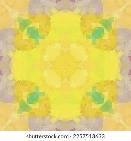 Mediterranean mosaic seamless pattern design, Repeat textile design, Fabric print.