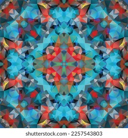 Diseño de patrones de mosaico mediterráneo sin fisuras, Diseño textil de repetición. Impresión de tejido