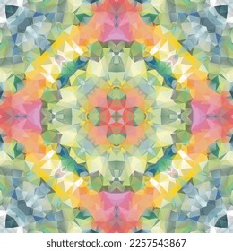 Mittelmeer-Mosaik nahtlose Muster Design, Wiederholen Sie Textil-Design. Stoffdruck