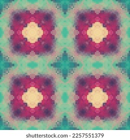 Diseño de patrones de mosaico mediterráneo sin fisuras, Diseño textil de repetición. Impresión de tejido