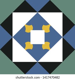 Mediterranean old style tile Single Logo Design