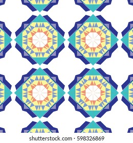 Mediterranean Tiles Blue