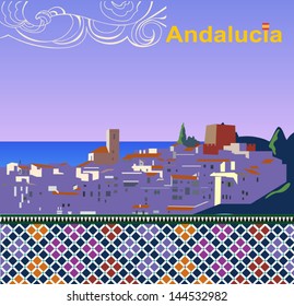 mediterranian town in Andalucia