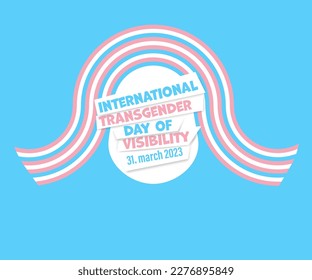 Medium banner for transgender day