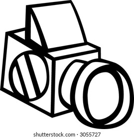 medium format photographic camera