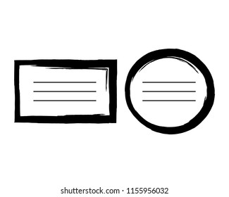 Medium frame grunge Flyer template spot business card