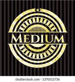 Medium gold emblem