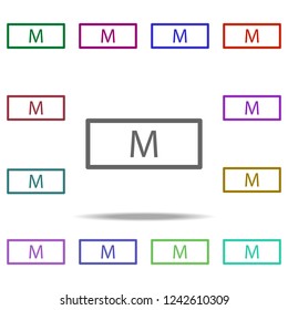 medium icon. Elements of laundry in multi color style icons. Simple icon for websites, web design, mobile app, info graphics
