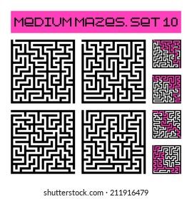 medium mazes set 10