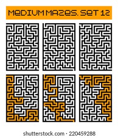 medium mazes set 12
