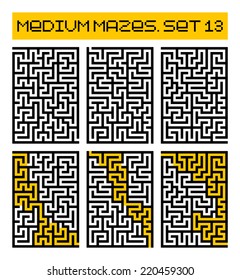 medium mazes set 13