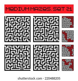 medium mazes set 21