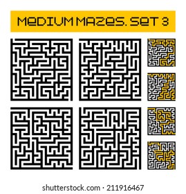 medium mazes set 3