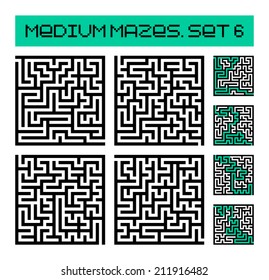 medium mazes set 6
