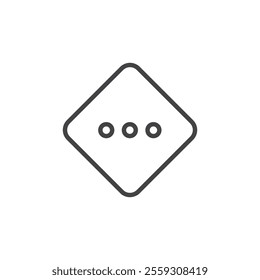 Medium priority icon Logo symbol outline set