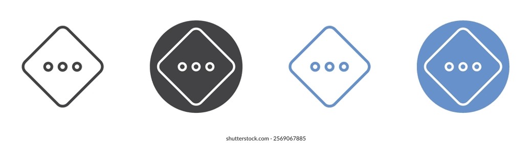 Medium priority icon vector symbol outline sign