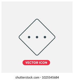 Medium Priority Vector Icon Illustration