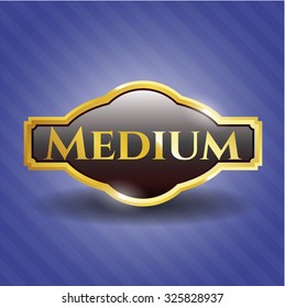 Medium shiny badge