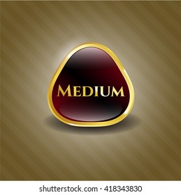 Medium shiny badge