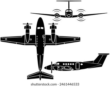 Diseño de Vector de transporte de tamaño Mediano con contorno