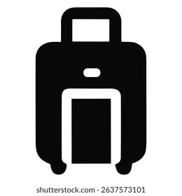 Medium suitcase icon representing travel and packing essentials