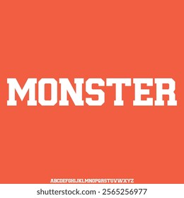 MEDIUM, URBAN CONDENSED ALPHABET VECTOR
