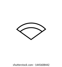 medium wifi signal vector icon