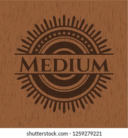 Medium wood emblem